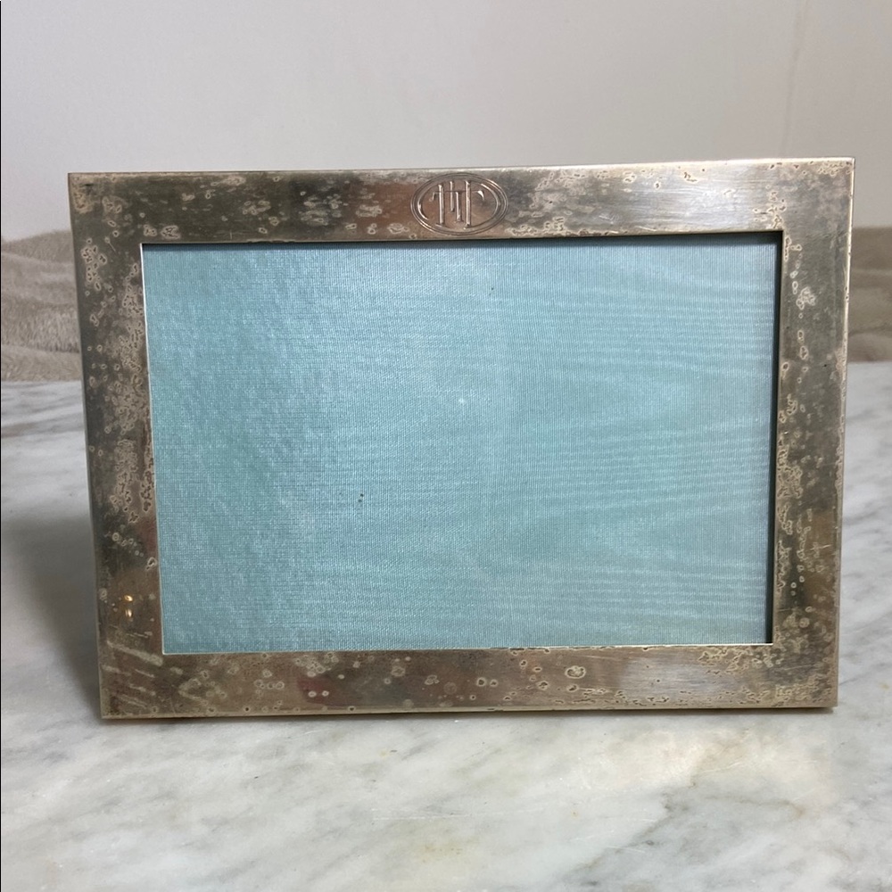 Vintage Tiffany & Co. Sterling Silver Rectangular ENGRAVED Picture Photo Frame